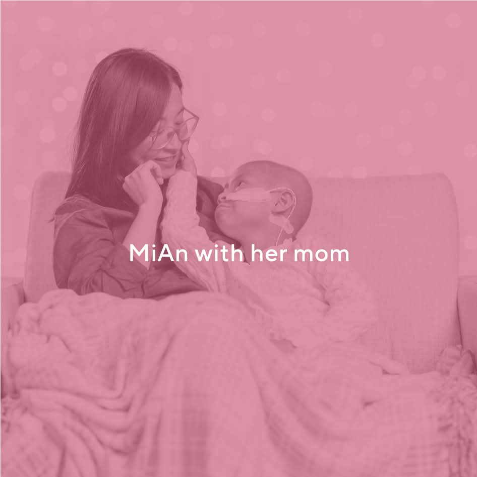 MiAn with her mom