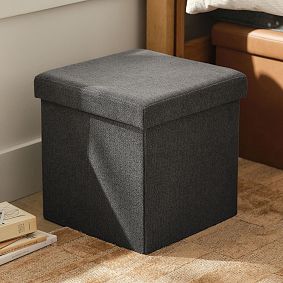 Foldable Square Storage Ottoman