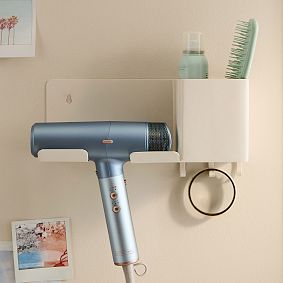 No Nails Hair Dock Beauty Cubby with Hooks