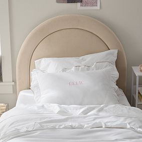 Half-Moon Channeled No Nails Headboard