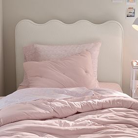 Scallop No Nails Headboard