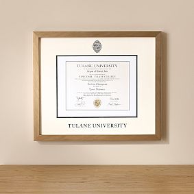 College Diploma Frame - Gold