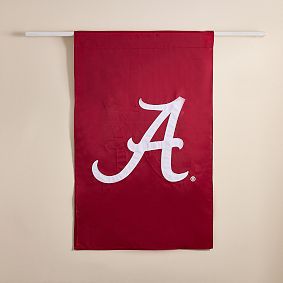 College Logo Appliqué Flag